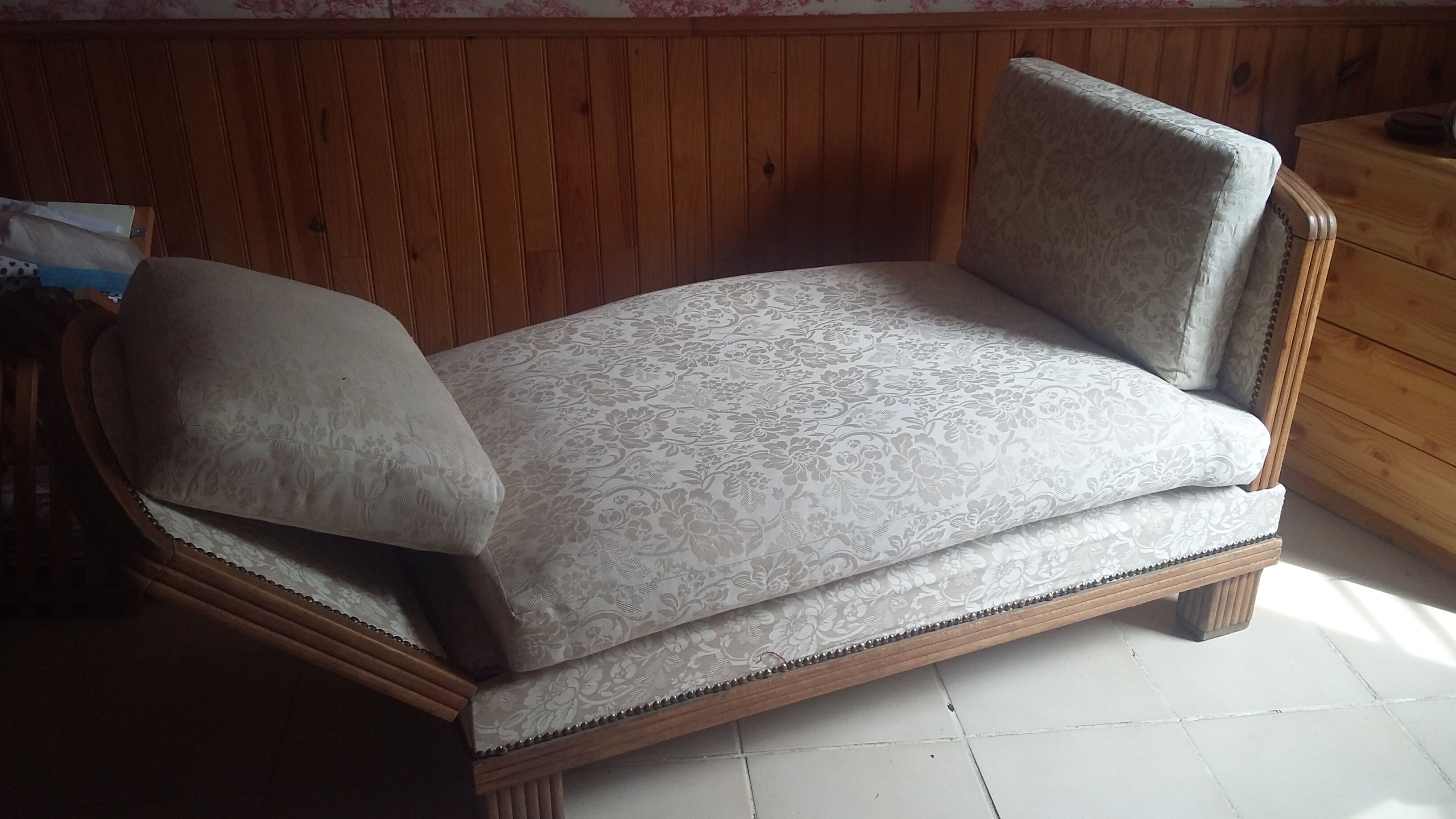 Chaise couch has the former