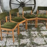 Set of 4 vintage Baumann chairs