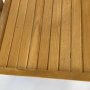 Set of four vintage wooden folding chair minimalism design 60s
