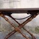 Folding oak table (winegrower's or sorting table)