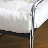 Restored vintage chair in corduroy