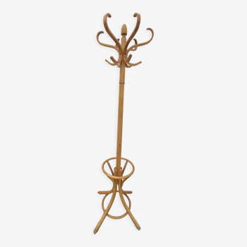 Parrot coat rack / Baumann wooden umbrella door