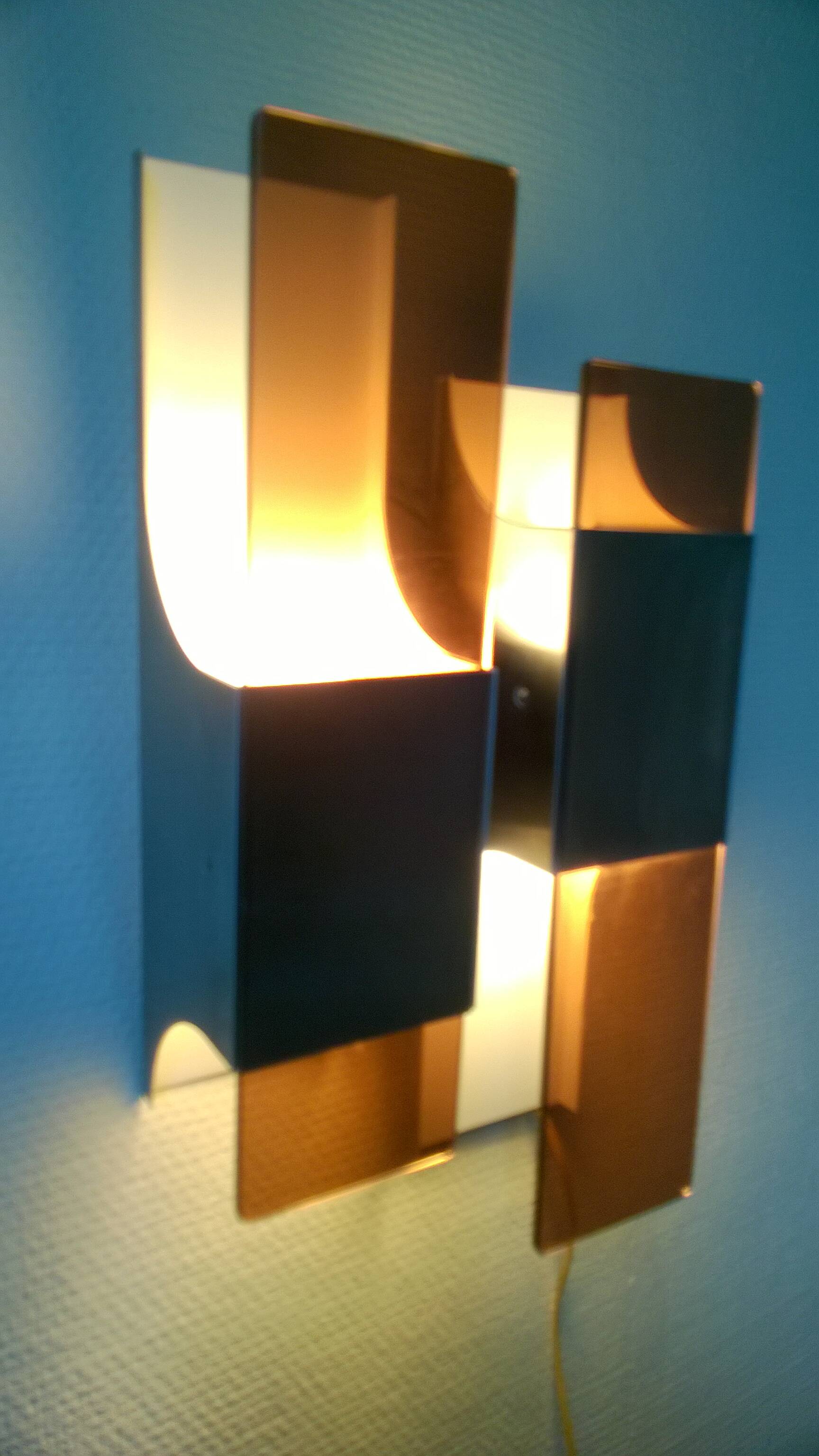Vintage wall light Raak 1970