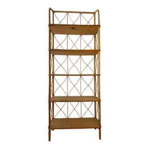 Étagère en rotin des