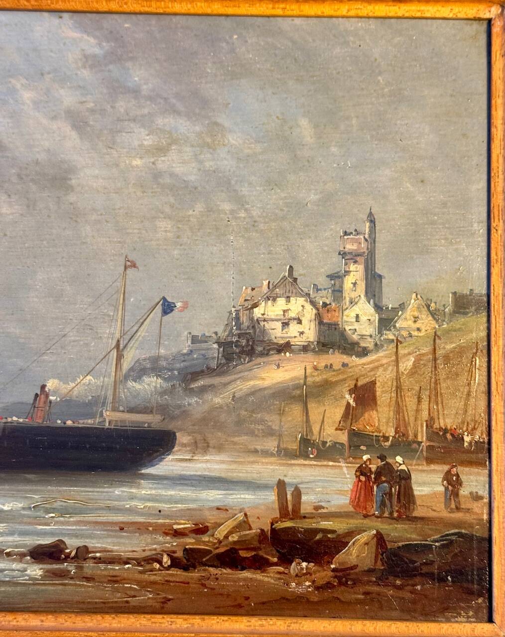 Painting, Seascape on the Opal Coast, 19th century