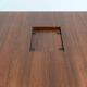 Square extendable dining table by Silvio Coppola for Bernini