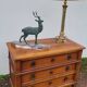 Louis xvi style chest of drawers in cherry wood 3 drawers
