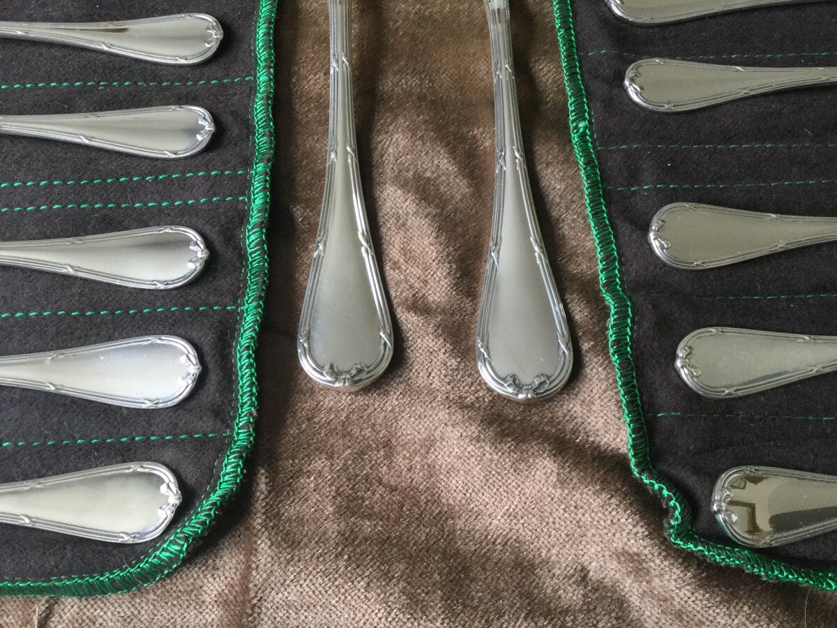 Christofle fish service model Cross ribbons