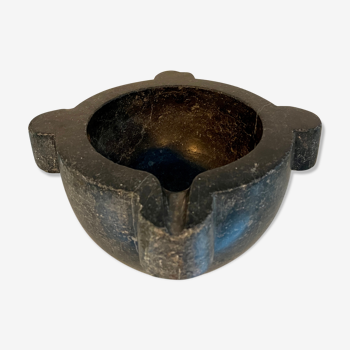 Black marble mortar