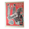 une publicité papier apéritif  naturel Dauré   vin Perpignan