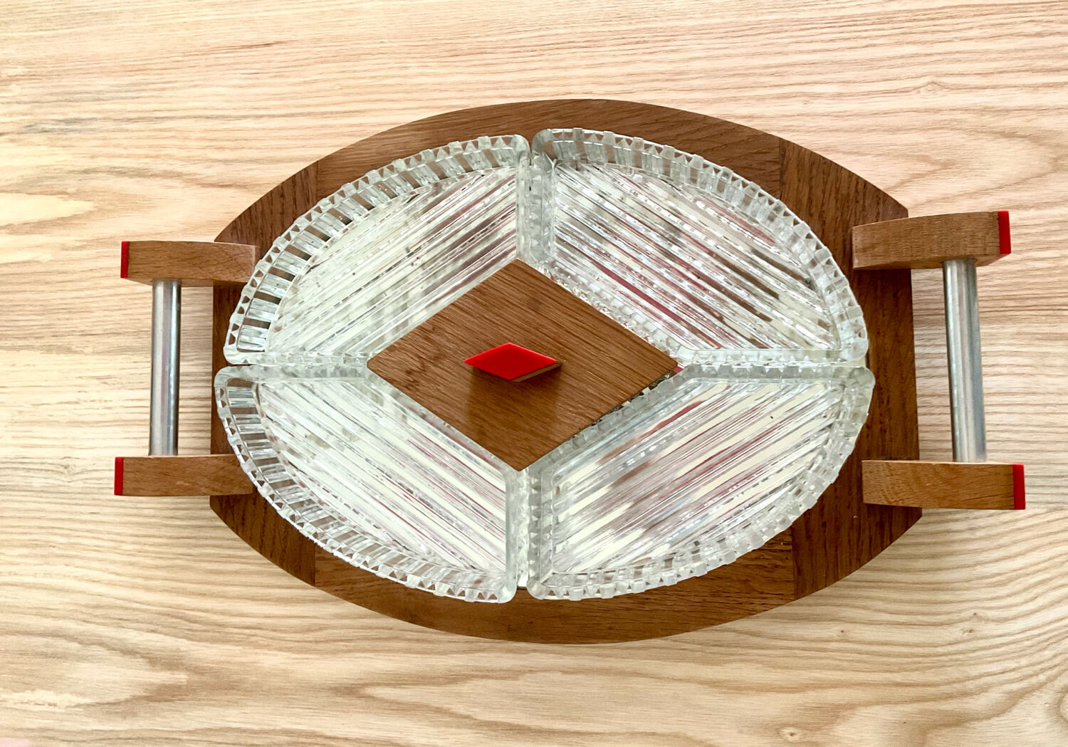 Art Deco appetizer server