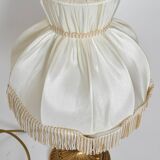 Pair of gold metal table lamps