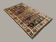 Unusual afghan wool ziegler rug 250x156 cm handmade chobi rug, purple beige blue