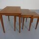 Danish Teak Nesting Tables by Kvalitet Form Funktion, 1960s, Set of 3