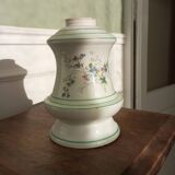 Geometric earthenware vase