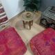 Pouf berbère fait main en laine 60 X 60 X 20 CM