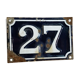 Street number plate