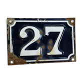 Street number plate