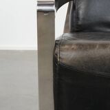 Unique design Aviator armchair with an aluminium frame