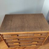 Rattan chest of drawers
