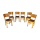 Lot of 6 bistro chairs