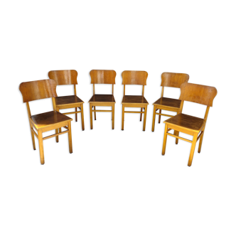 Lot of 6 bistro chairs