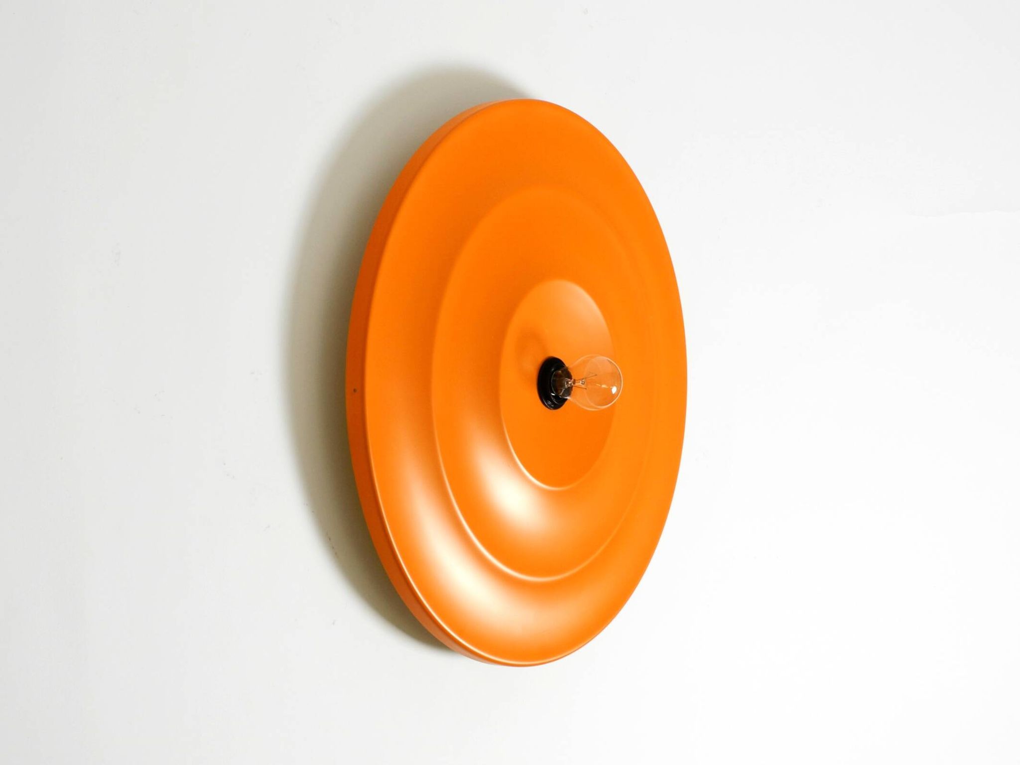 Large round original ceiling or wall lamp | Ø 60 cm | Mid Century Space Age