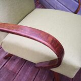 Pair of vintage Czech armchairs, Scandinavian style, 50s