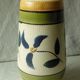 West germany ceramic vase vintage floral decor year 1960