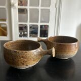 5 stoneware bowls by Charles Gaudry