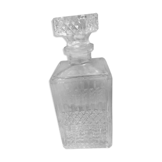 Carafe chiseled glass
