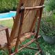Deck chair in rattan and cannage 1900