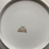 Lot 6 hollow plates, white Limoges porcelain