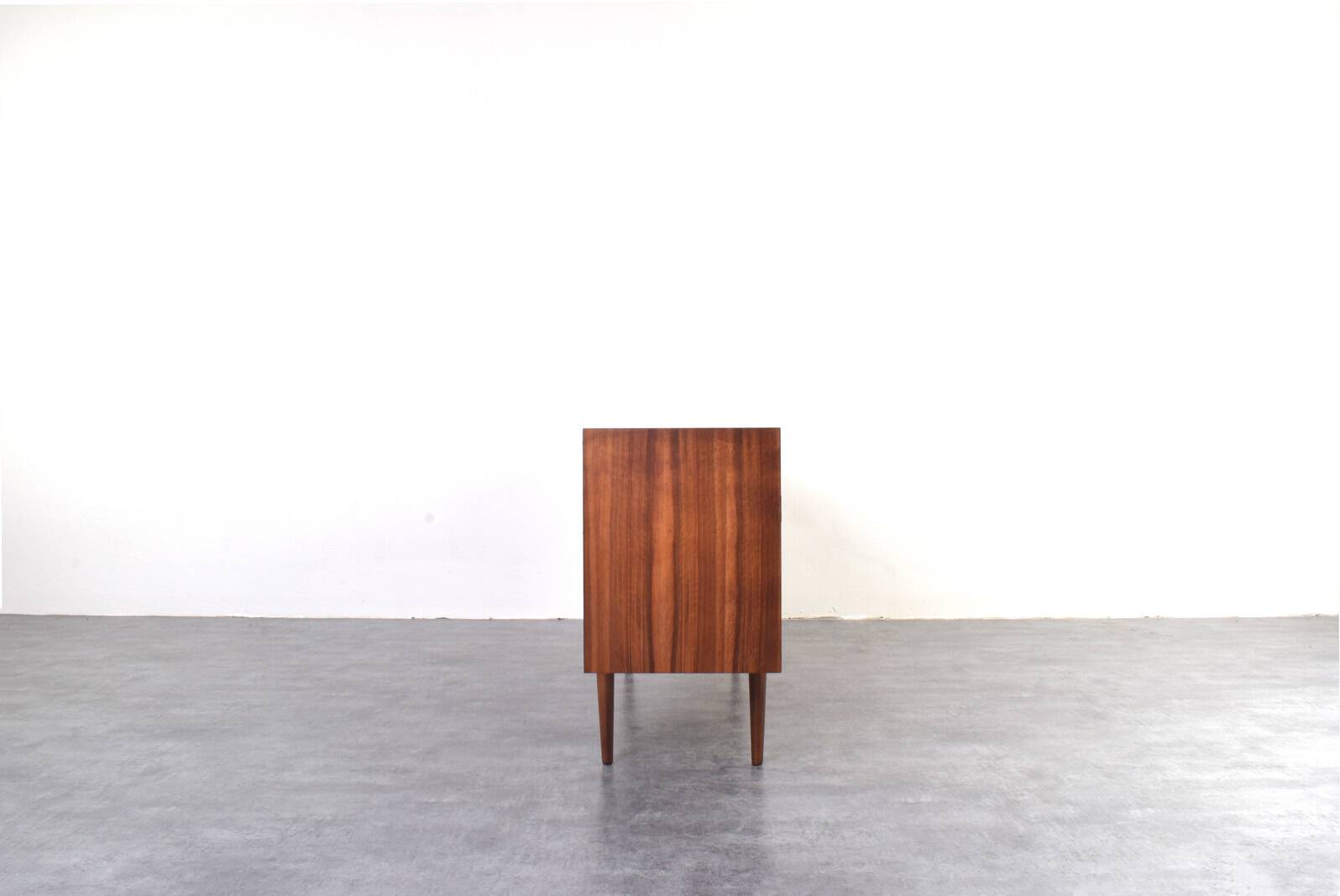 Mid-Century Polish Walnut Sideboard from Bytomskie Fabryki Mebli, 1960s.
