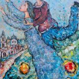Peinture Le matin des energies - Yvan Philmer