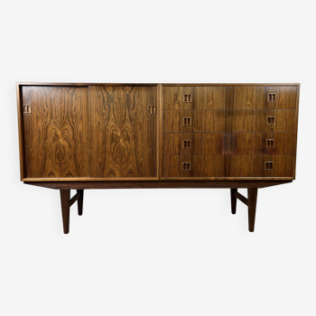 Large vintage Scandinavian rosewood sideboard by Horsens Møbelfabrik, 1960s