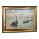 Marine painting, the 5 boats