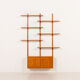 Scandinavian mid-century teak wall unit, 1970s
