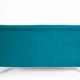 Turquoise velvet 3-seater sofa, 1960s, restored.