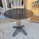 Round garden table