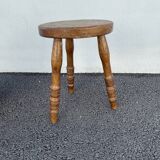 Wooden tripod stool