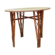 Table ronde en rotin