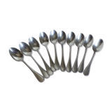 Ten teaspoons Christofle model pearls