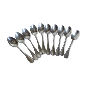 Ten teaspoons Christofle model pearls