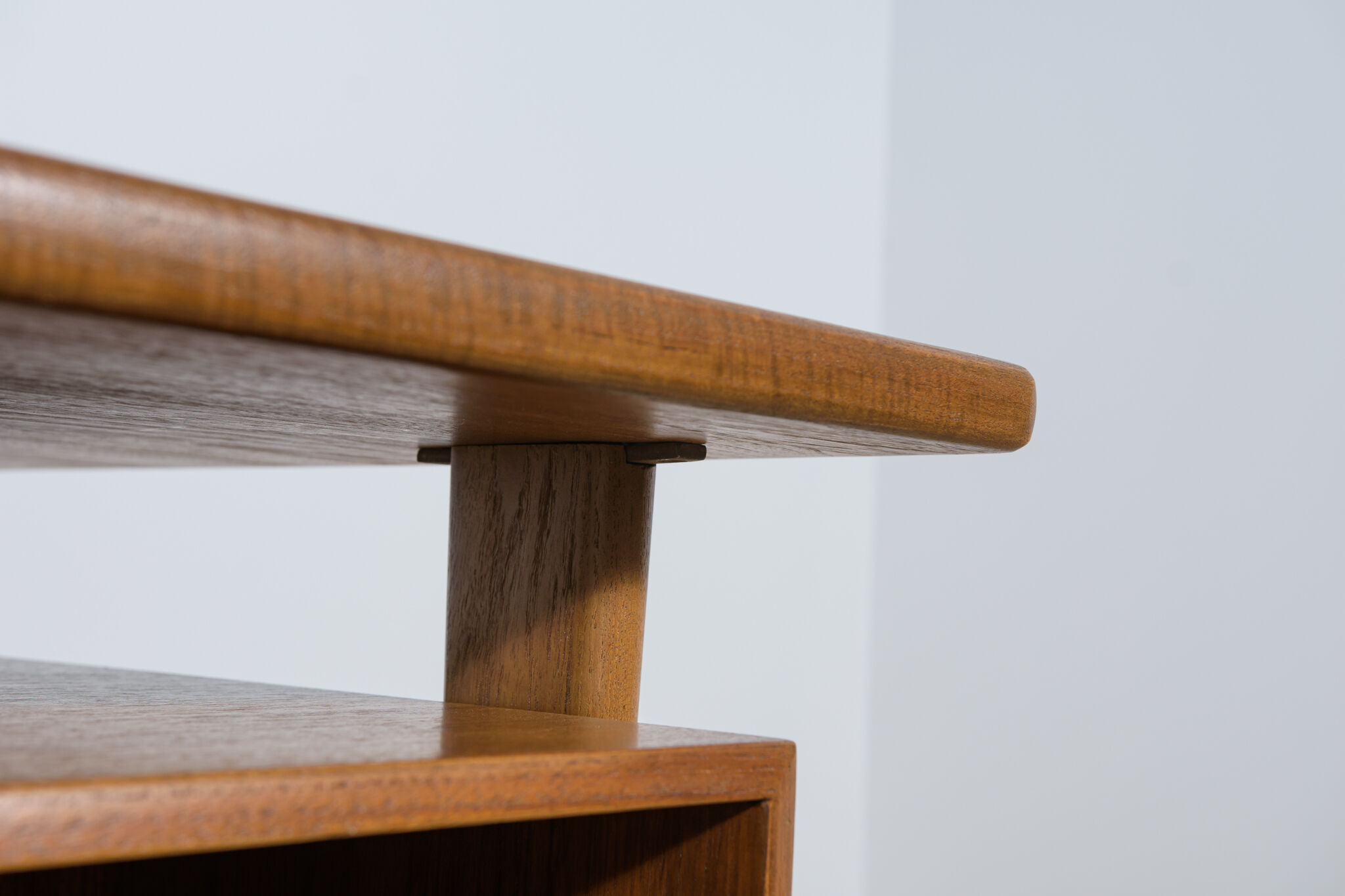 Mid-Century Danish Teak Desk by Kai Kristiansen for Feldballes Møbelfabrik, 1960s