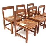 Set of 6 "Corona" chairs, Lennart Bender, Ulferts, Tibro, Sweden, 1960