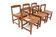 Set of 6 "Corona" chairs, Lennart Bender, Ulferts, Tibro, Sweden, 1960