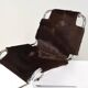 Vintage Italian chair in cowhide and chrome, 1970s
