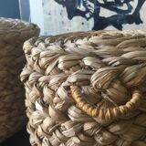 Braided sea rush footrests 70