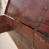 Old walnut chest of drawers, late nineteenth century